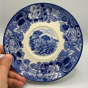 Wood & Sons England Woods Ware Enoch Woods English Scenery Ceramic Saucer Dish